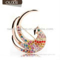OUXI Summer fashionable wedding brooches with Austria crystal